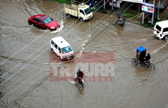 SMART City at a glance: People battles with water-logging in Capital City 
